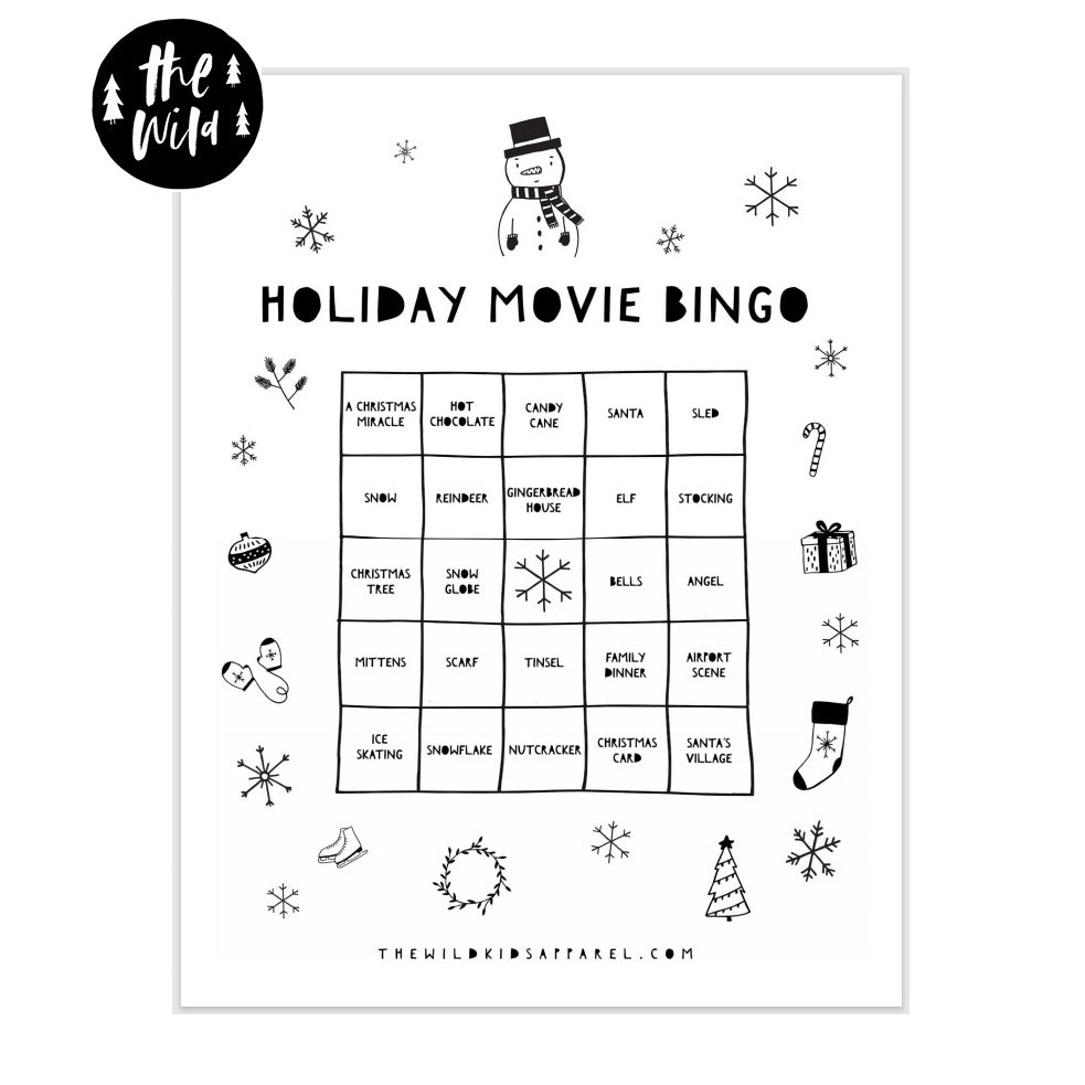 Holiday Movie Bingo Free Printable! PLUS Our Top Fav Holiday Movies