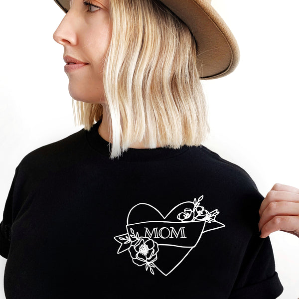 Mom Heart Tee by The Wild - thewildkidsapparel.com