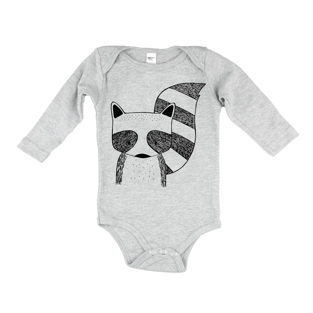 Rocky the Raccoon Long Sleeve Onesie by The Wild