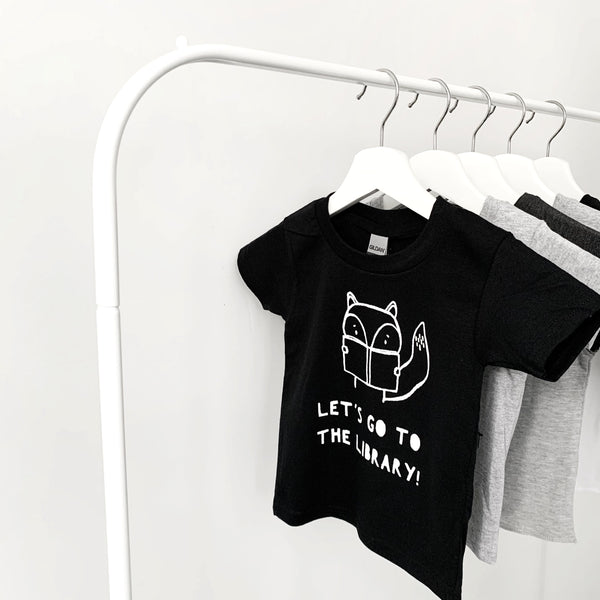 Let's Go To the Library Kids T-shirt