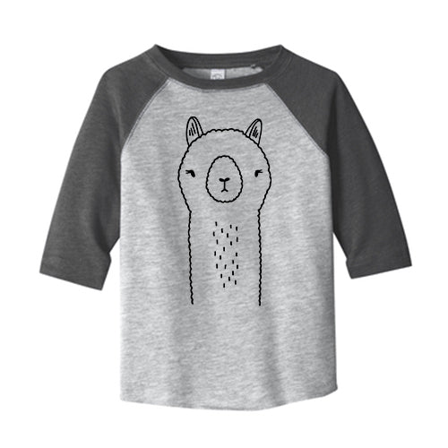 Alpaca Kids Baseball Tee by The Wild - thewildkidsapparel.com