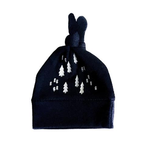 The Wild Unisex Knotted Baby Beanie - Black