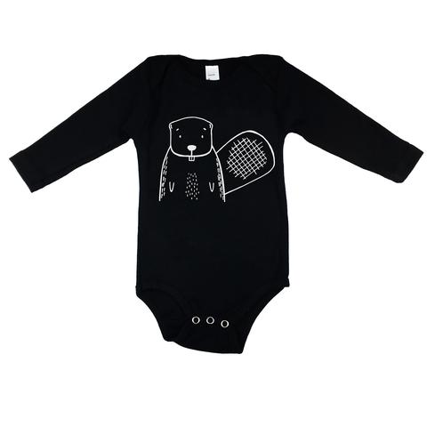 Boots the Beaver Long Sleeve Onesie by The Wild