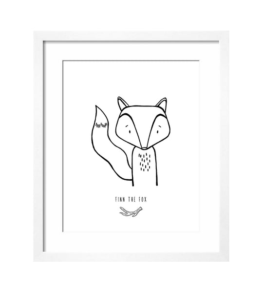 Modern Art Print for Baby Nursery or Kids Room by The Wild