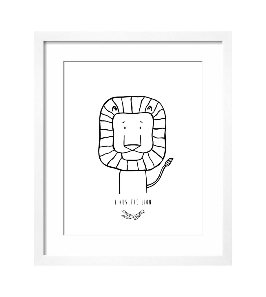 Modern Art Print for Baby Nursery or Kids Room by The Wild