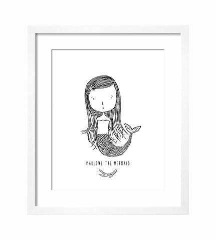 Modern Art Print for Baby Nursery or Kids Room by The Wild