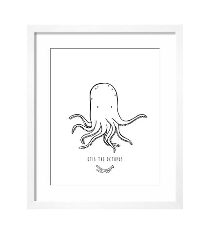 Modern Art Print for Baby Nursery or Kids Room by The Wild