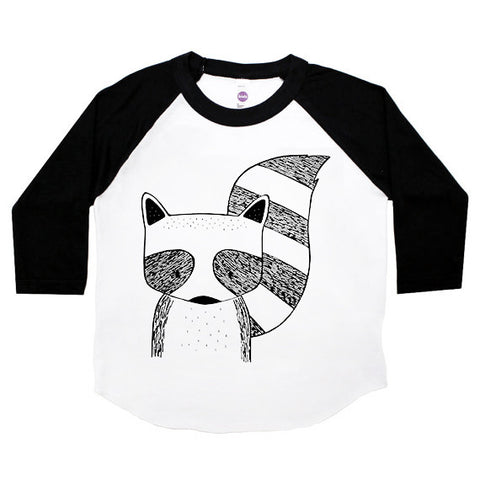 Rocky the Raccoon Baseball Tee by The Wild