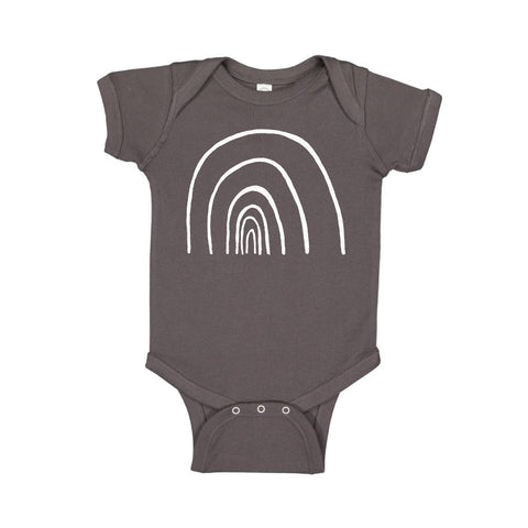 Rainbow Short Sleeve Baby Onesie by The Wild - thewildkidsapparel.com