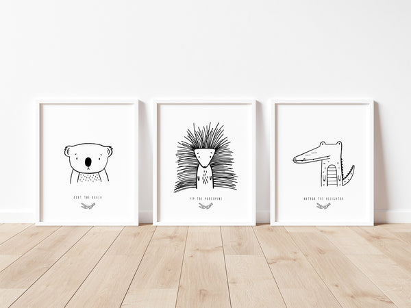 Modern Art Print - Astrid the Antelope