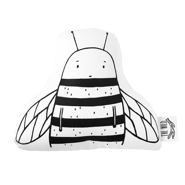 Bowie the Bumblebee Soft Toy Pillow by The Wild - thewildkidsapparel.com