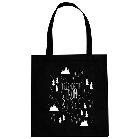 True North Strong and Free Tote Bag by The Wild